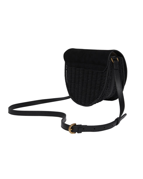OXFORDD-Bags-Padlock Detail Rattan Saddle Bag- Ted Baker Romania